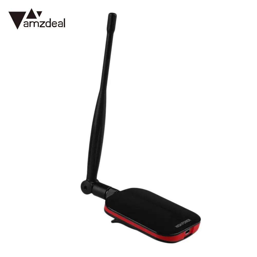 

amzdeal For Sensitivity Melon 2000mW USB Wireless WiFi IEEE 802.11b/g Adaptor + 6dBi Antenna Ralink 3070 for Desktop Laptop