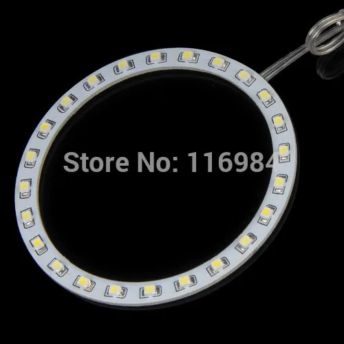 1 шт х автомобильная светодиодная головная светильник 90 мм 3528 27SMD Ангельские