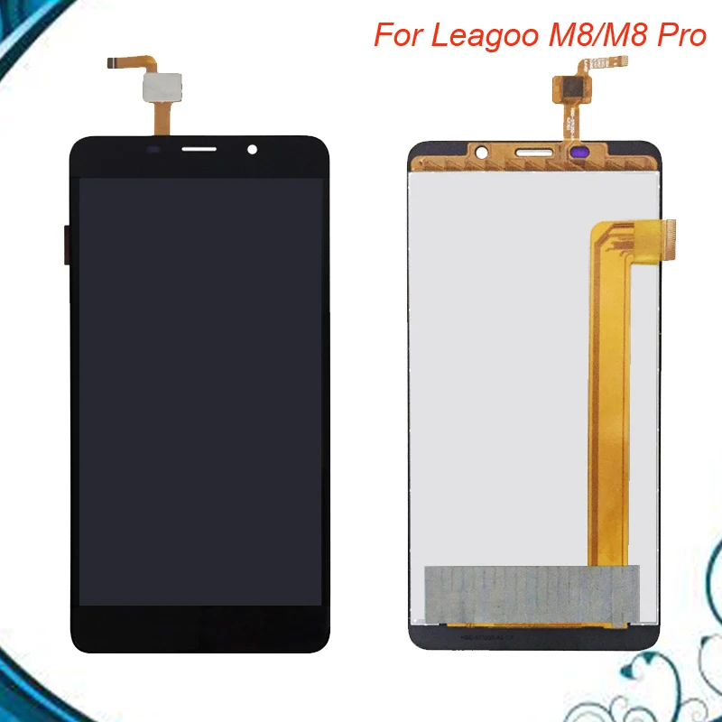 100% Working Well For Leagoo M8 / Pro LCD Display +Touch Screen Digitizer Assembly Sensor Glass Panel Black PINK color | Мобильные