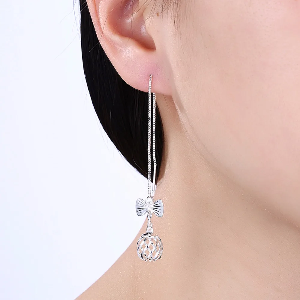 Buy CHUKUI 120mm Long Chain Thread Earrings Threader
