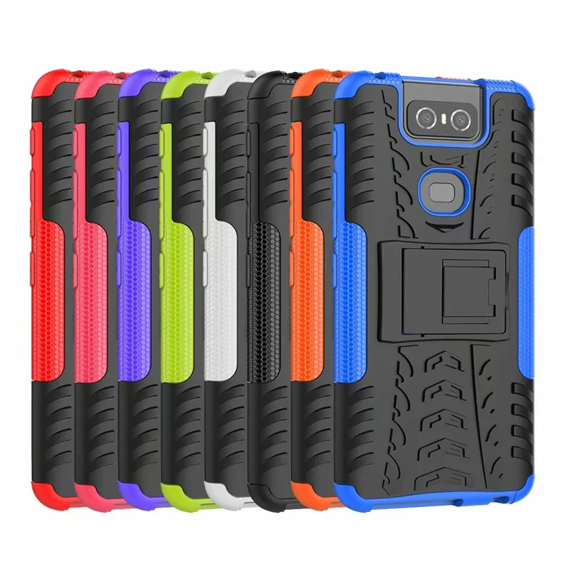 ZS630KL Case For Asus Zenfone 6 Back Cover Silicon TPU PC Stand Armor Heavy Rugged Phone Celulars Coque Fundas |