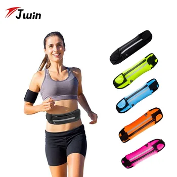 

Jwin Running Waist Bag Waterproof Anti-theft Mobile Phone Holder invisible kettle Belt Belly Bag Running Cycling Jogging Bag