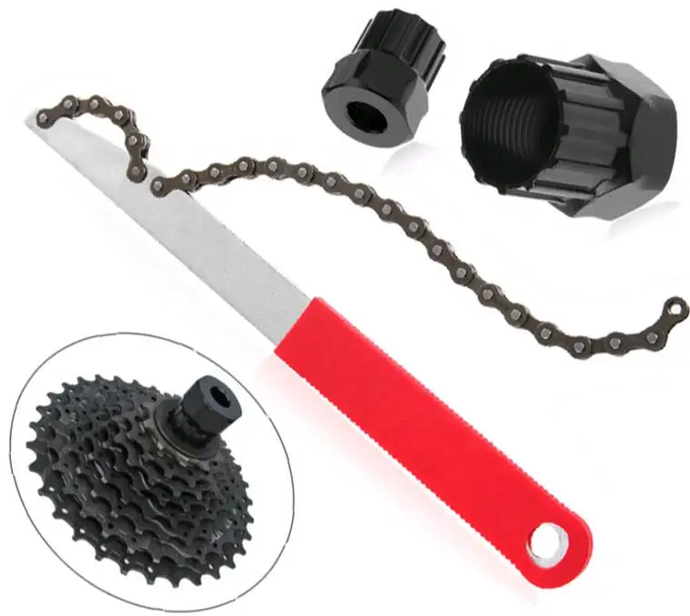 Bike Repair Tool Bicycle Cycling Chain Whip Freewheel Cassette Sprocket