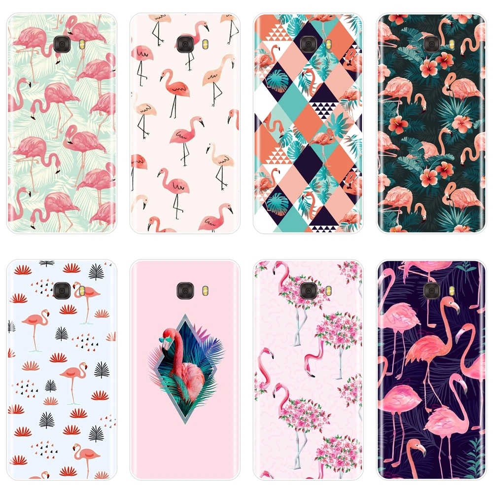 

For Samsung Galaxy C5 C7 C8 Case Silicone Soft Fashion Flamingo Back Cover For Samsung Galaxy C9 C7 C5 Pro Phone Case