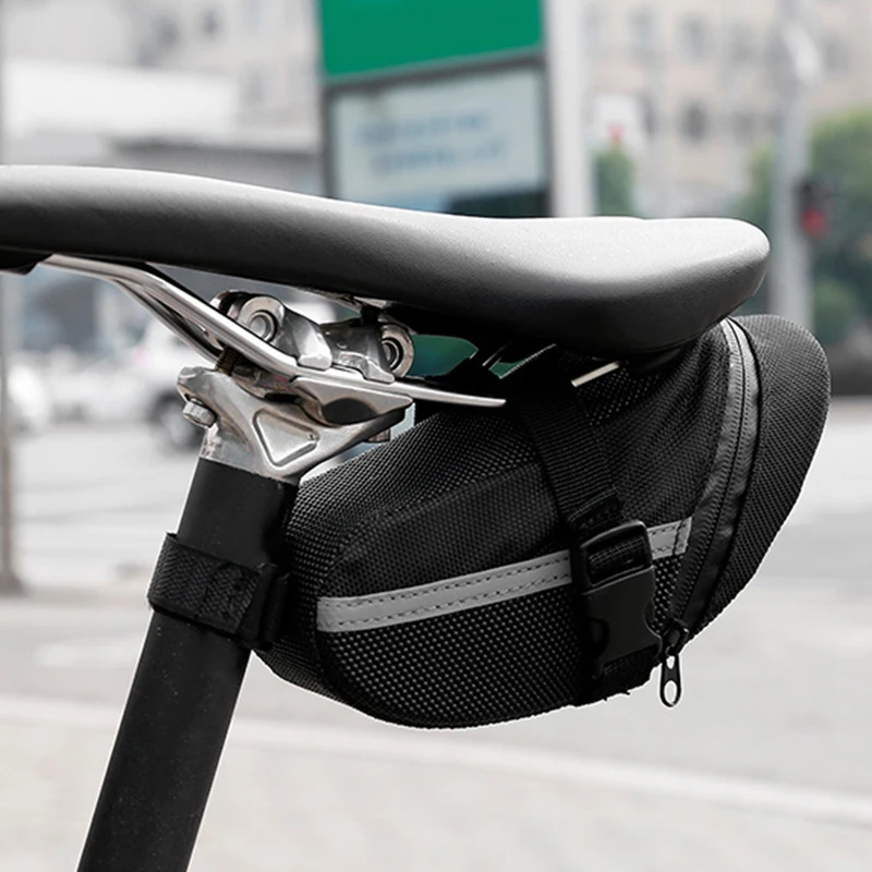 Tail Bike Bag Accessory Pouch Portable Front tube Riding Saddle Waterproof Outdoor Bicycle
