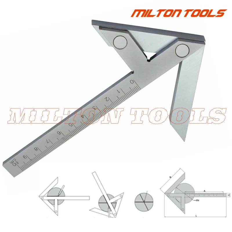 

100*70mm Center Marking gauge Center vernier caliper Center finding Gauge Center finding Marking Gauge Measurement Caliper Tool
