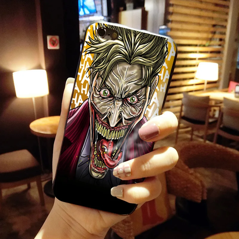 Защитный Мягкий ТПУ чехол для телефона MaiYaCa harley quinn joker iPhone 6S 6plus 7 7plus 8 8Plus X 5S 12Pro xs max