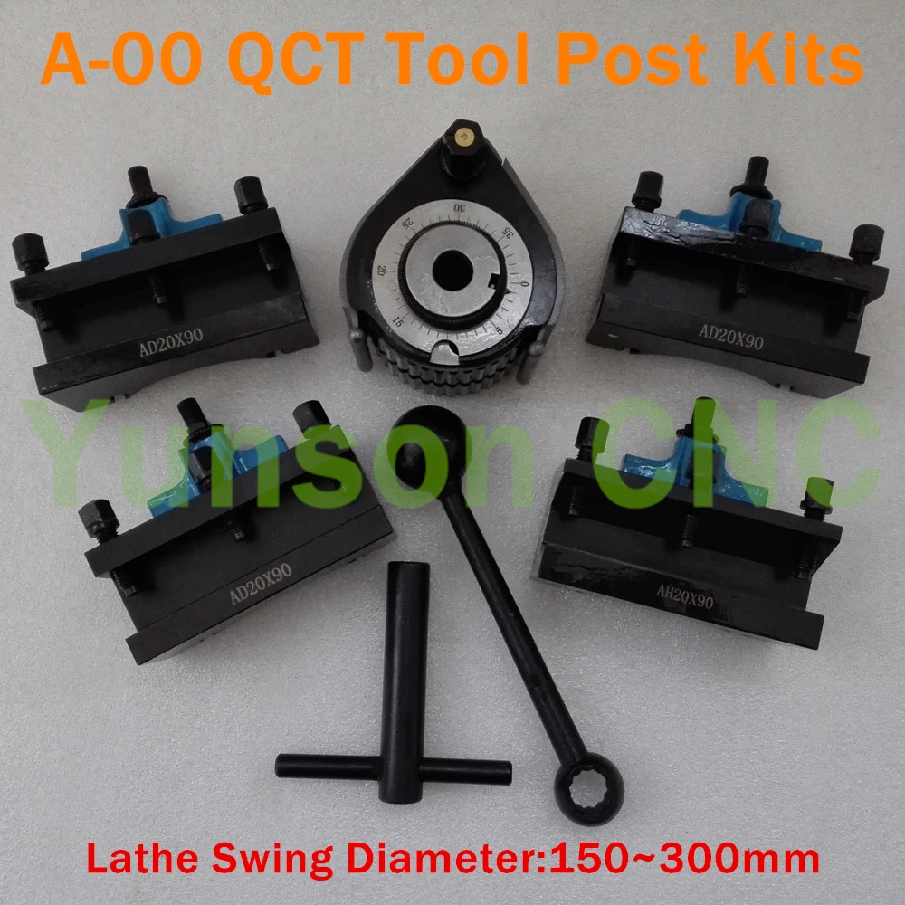 

Swing Diameter 150~300mm European type 40 Position Quick Change Tool QCT Kits 1pcs European tool post turret+4pcs tool holders