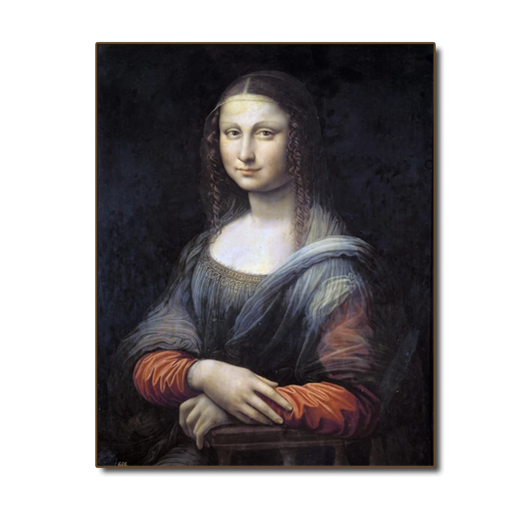 

Mona Lisa Famous Oil Painting By Vinci Canvas Painting Calligraphy Art Home Decor Wall Art Picture for Living Room Church