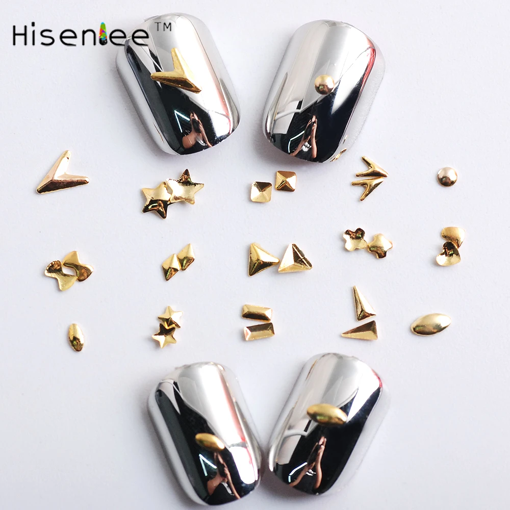 Hisenlee 500 шт 3D Новое прибытие очаровательные украшения ногтей шпильки японский