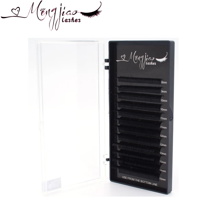 

M&J Mix 8-15 mm Eyelash extension C/D curl Indivicual Natural Eyelashes For Building 3D Lashes Makeup Tools With