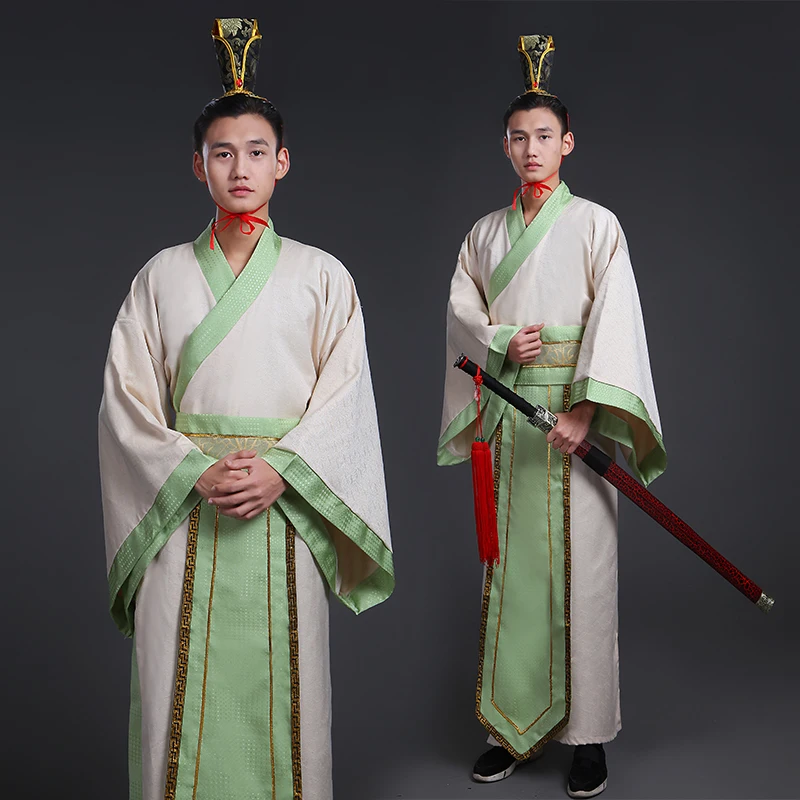 Черный традиционный Национальный костюм Тан Древний китайский hanfu одежда мужской костюм hanfu мужской - Цвет: color1