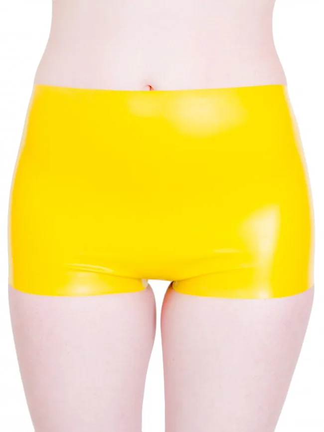 High W   aist Latex Knickers For Women Latex Rubber Short