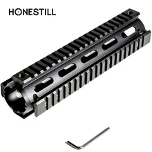 HONESTILL 9 дюймов Quad Rail Handguard для AR15 Keymod Drop In Rail для страйкбола прицел Крепление