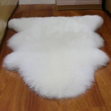 Nouvelle peau de mouton entier laine coussin pure laine tapis dans le salon canapé coussin pad woolfell type