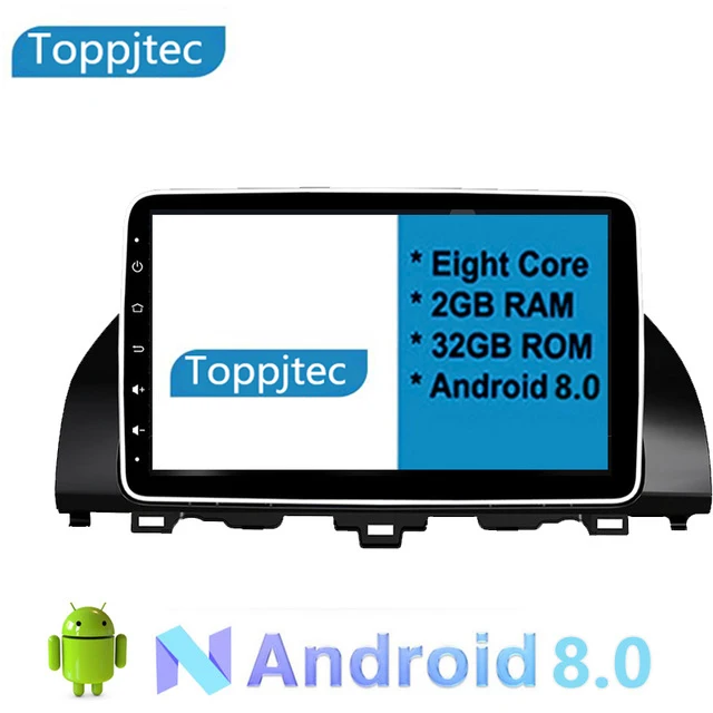 10 24 &quotВосьмиядерный Android 8 0 2G ram 1024*600 Автомобильный gps навигатор для Honda accord 2018 10-й