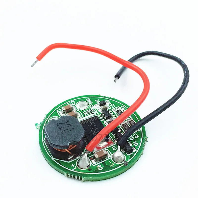 

28mm 1 Mode XHP-50 LED Driver Input DC12V-24V Output DC6V 2-2.5A Transformers Used for Car / Motorcycle / Flashlight