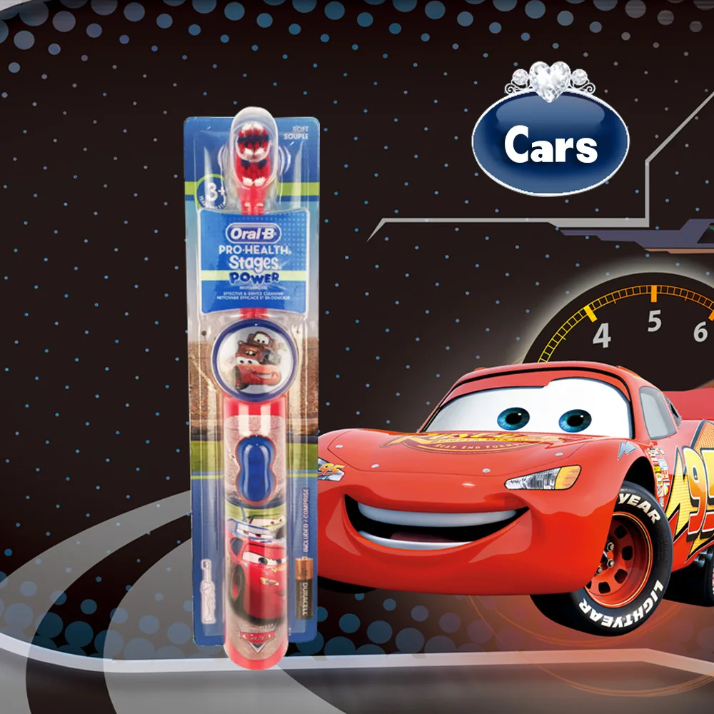  Oral B Children Electric Toothbrush Oral Care Soft Bristle Head Kids Stage Power Battery Oprated Ca