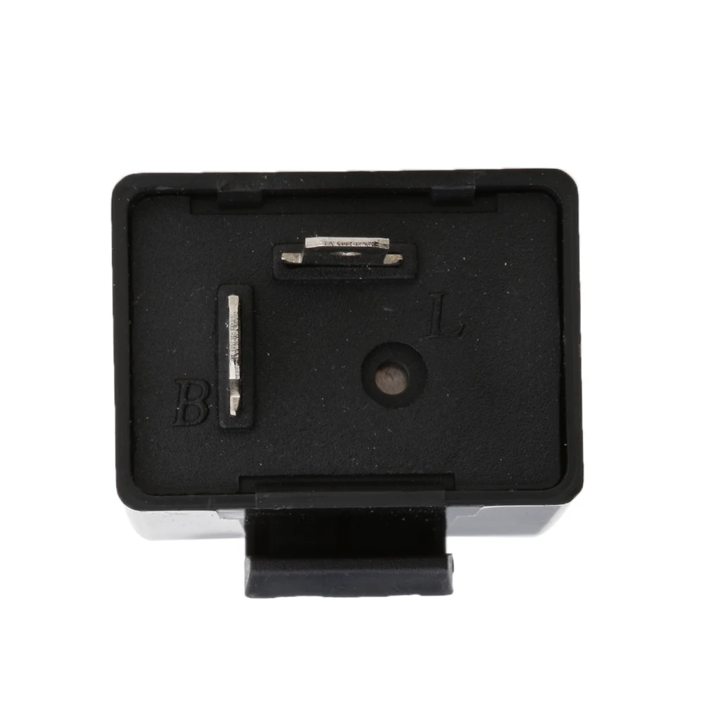 DC6-12V 2 Pin Motorcycle Turn Signal Light Indicator Flasher LED Blinker Relay Beeper With beeper sounds voice to indicate
