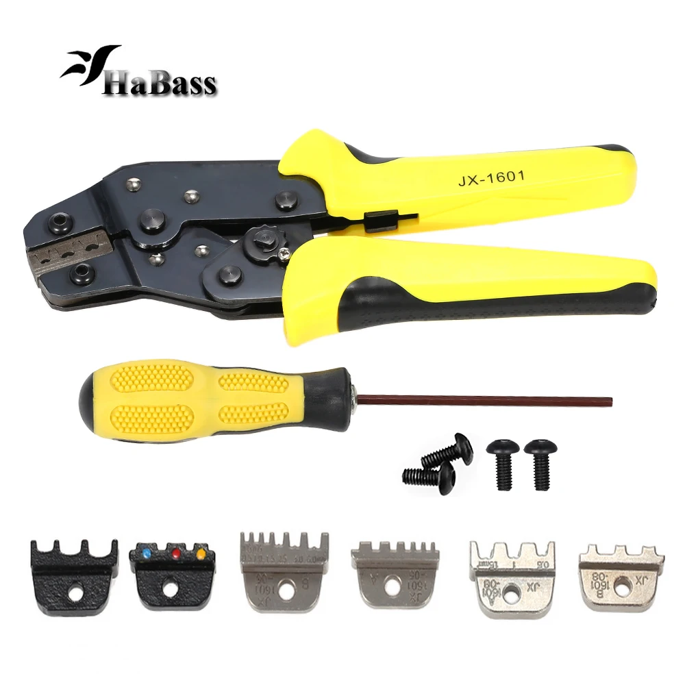 

Multitool 4 In 1 Wire Crimper Tools Kit Engineering Ratchet Terminal Crimping Plier Wire Crimper + Screwdiver +end Terminals