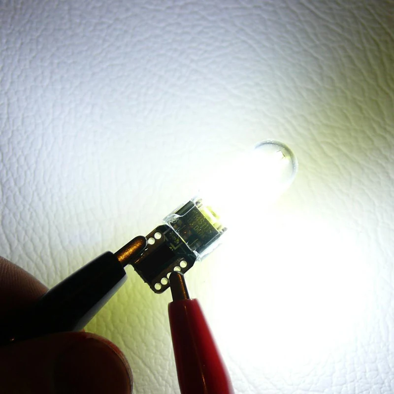 W5W 194 168 Led T10 Cob Glass Car Light Led Filament Auto Automobiles Clearance Reading Dome Bulb Lamp DRL Ice Blue White 12v (11)