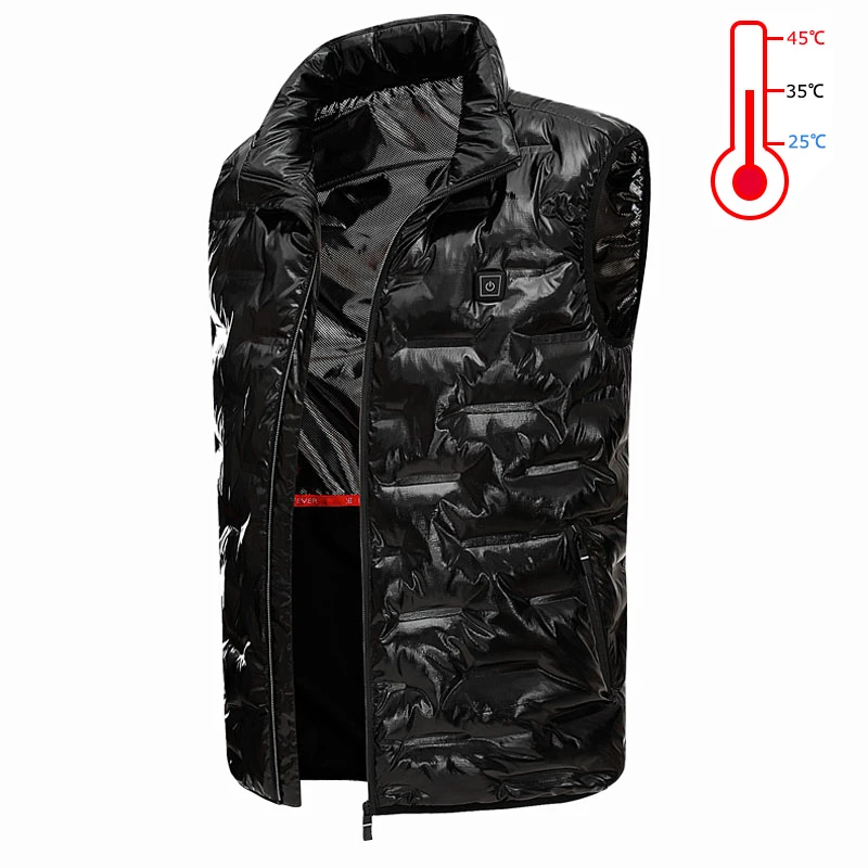 Мужской зимний теплый походный жилет, наружный USB Инфракрасный нагревательный жилет, куртки для альпинизма, рыбалки, катания на лыжах, термо-флисовый жилет
