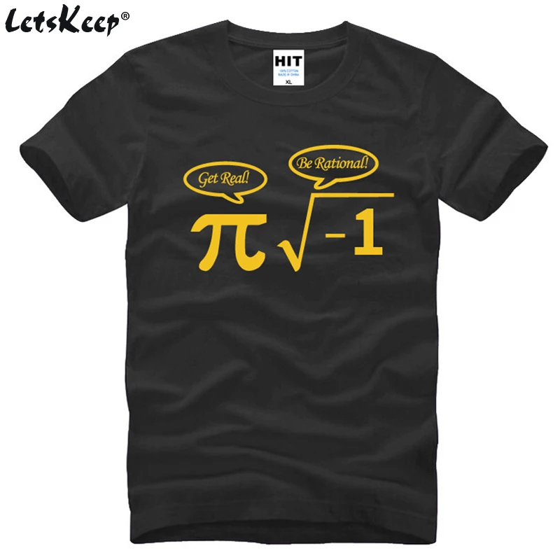

LetsKeep New Nerdy Geek t shirt men creative math funny t-shirt full cotton mens humor tees & tops o-neck Pi Nerd , MA384