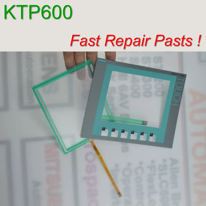 6AV6647-0AB11-3AX0 KTP600 мембранная клавиатура + Сенсорное Стекло ДЛЯ SIMATIC ремонт панели HMI ~