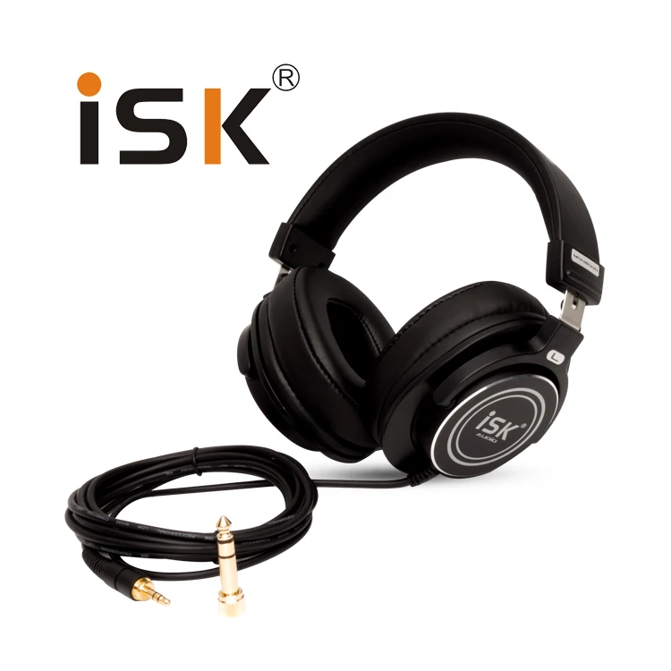 Профессиональные Hi Fi наушники ISK MDH8000 мониторные Компьютерная гарнитура DJ fone de