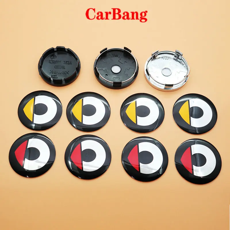 

4pcs 56mm 60mm smart Car logo Wheel Center Cap rim Badge dust-proof covers Creative emblem decoration sticker