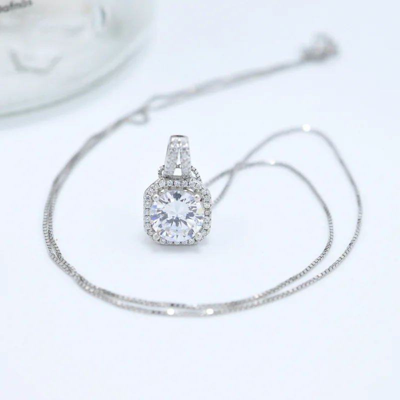 

fashiong silver necklace natural freshwater pearl boutique jewelry accessories gift