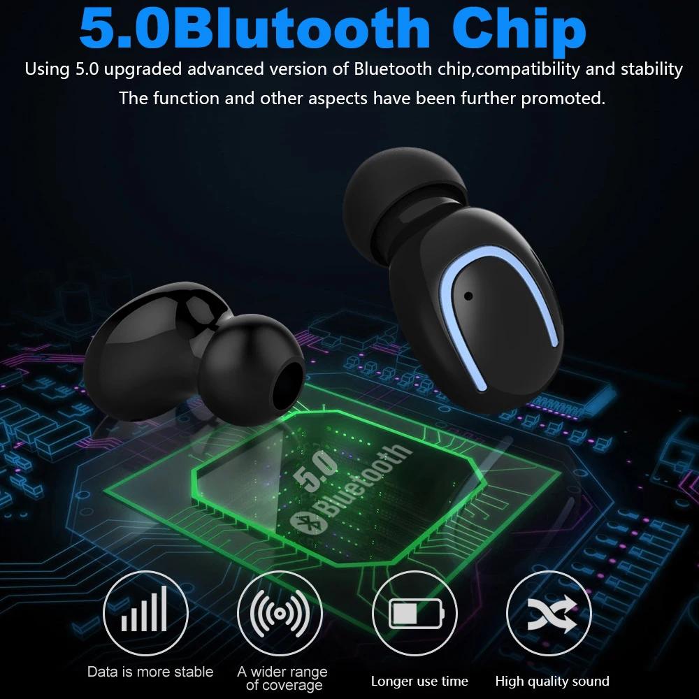 Q32 Tws Bluetooth беспроводные наушники Bluetooth 5,0 мини беспроводная гарнитура стерео глубокий бас в ухо Bluetooth наушник