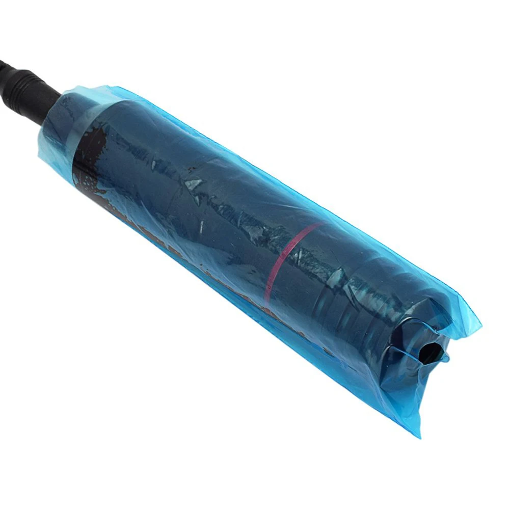 

200pcs Tattoo Clips Cord Sleeves Medical Hygiene Machine Cover Bags Tattoo Clip Protector Caring Bag Blue
