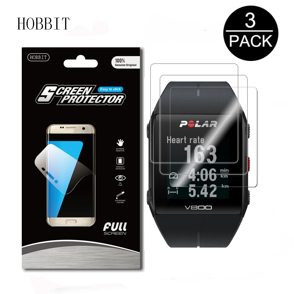 

3Pack For Polar V800 7H Nano Explosion-proof Screen Protector GPS Sports Watch Film Anti-Scratch Anti-Fingerprint Screen Guard