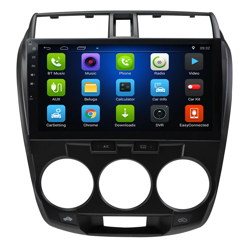 Clearance 10.2 inch Quad Core Android 8.1 1G RAM 16G ROM Car Radio for Honda City 2008-2012 with GPS Navigation steering wheel Free map 1 Clearance 10.2 inch Quad Core Android 8.1 1G RAM 16G ROM Car Radio for Honda City 2008-2012 with GPS Navigation steering wheel Free map 1