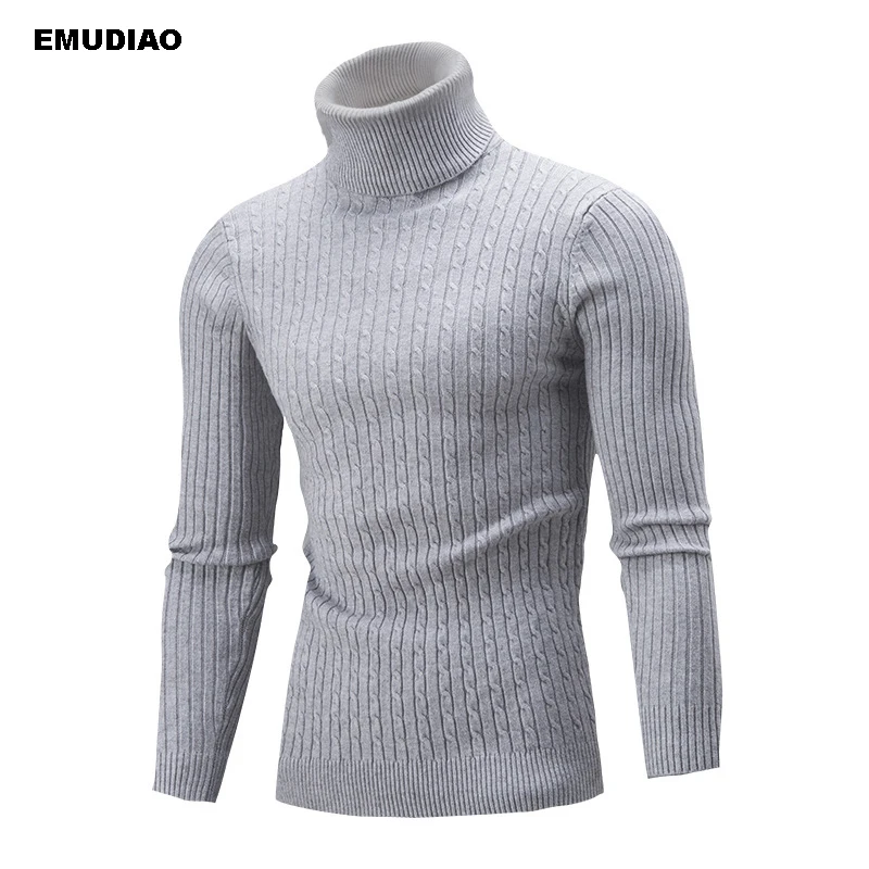 

Turtleneck Sweater Men Solid Knitted Pullovers Mens Sweaters 2019 Autumn Winter Casual Knitwear Sllim Fit Hombre Pull Homme 4xl