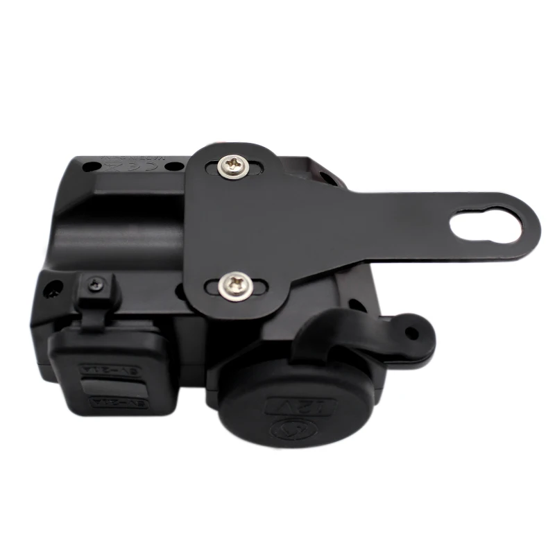 Nordson Waterproof 12V Motorcycle Dual USB Charger Cigar Lighter Socket LED Voltmeter Accessories Parts for Motocross Dirt Bike