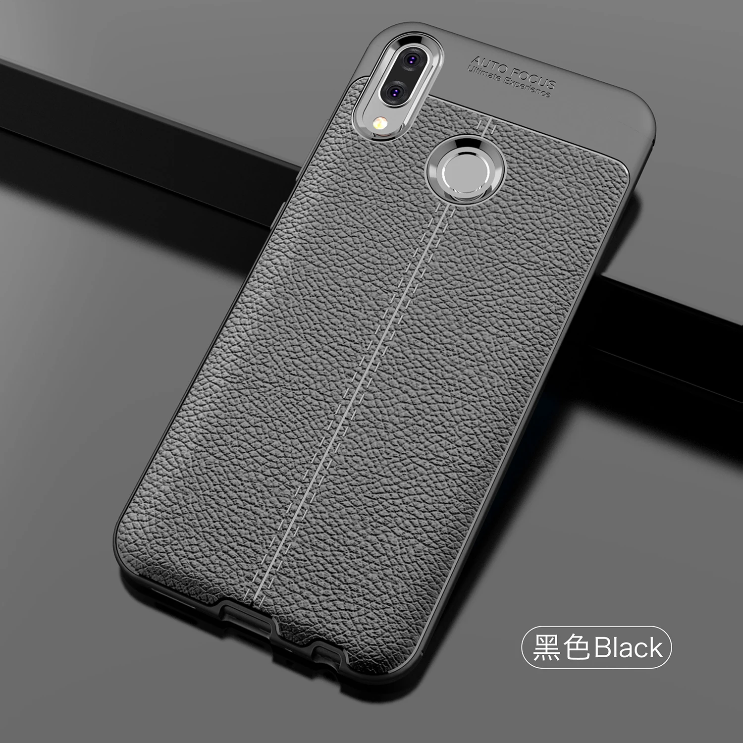 

Wolfsay Soft TPU Case For Huawei Y9 2019 Case Leather Texture Silicone Phone Cover For Huawei Y9 2019 JKM-LX3 JKM-LX1 Coque