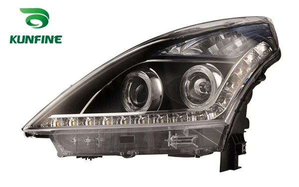 Фары головного света в сборе для NISSAN TEANA 2006-11 с биксеноновыми линзами ангельские
