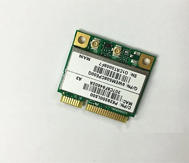 SSEA Оптовая продажа Новый для Atheros AR9382 AR5BHB116 Половина Mini PCI-E 2,4 ГГц/5 ГГц Беспроводной карты 300 Мбит/с