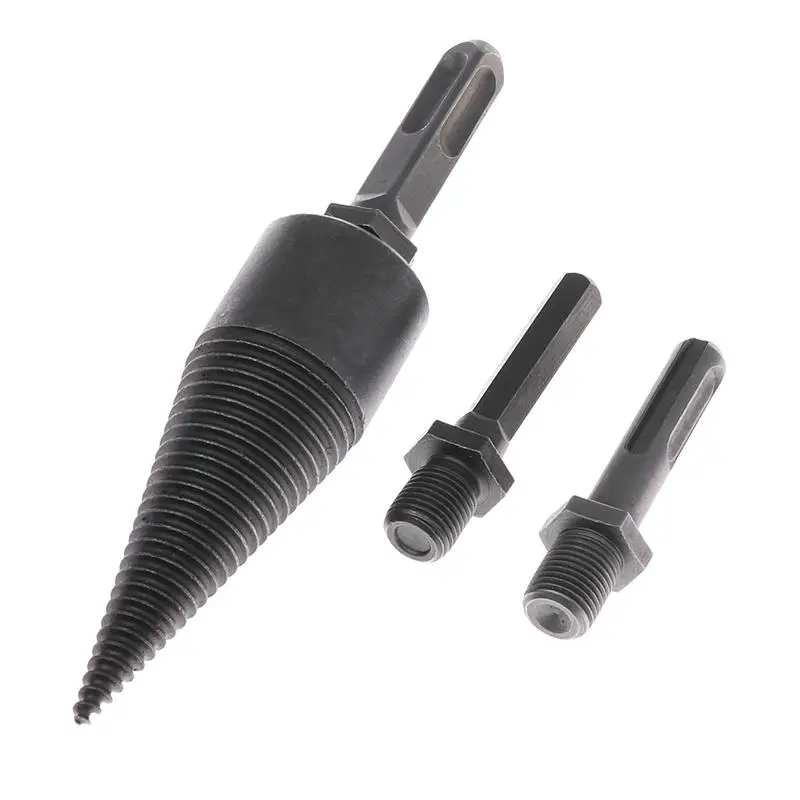 

1 Set Firewood Drill Bit Chop Wood Splitting Tool Splitting Cone Log Splitters Wood Breaking Machine Firewood Chopper