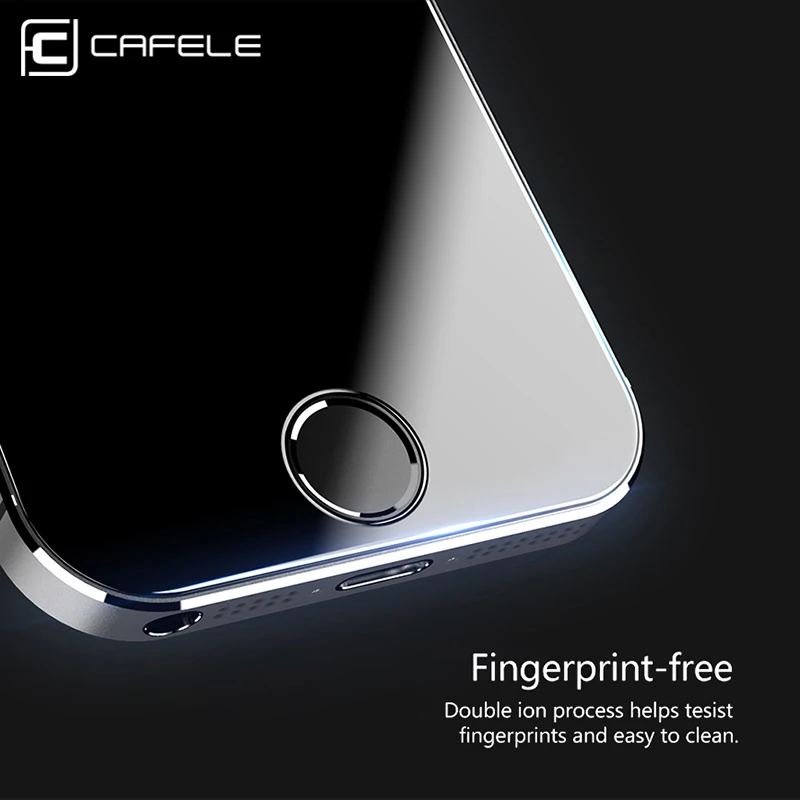  CAFELE HD Löschen Schirm-schutz für iphone 5s SE 03mm 2.5D Gekrümmten Rand Gehärtetem Glas Schutz F