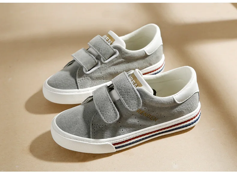 Kids shoes boys pigskin leather child spring autumn new boys girls shoes children casual shoes students running shoes