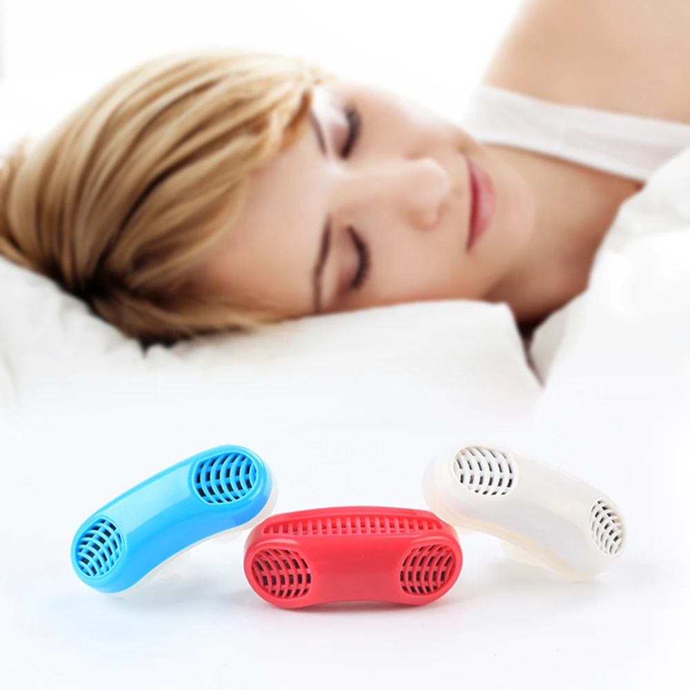 Silicone Anti Snore Apparatus Nasal Dilators Apnea Sleep Aid Device Stop Snoring Stopper Nose Clip Anti-snore Clean Air Purifier