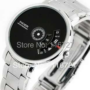 Original fashion CHINO WILON brand stainless steel strip quartz watch dizzy male Wristwatches Korean men s