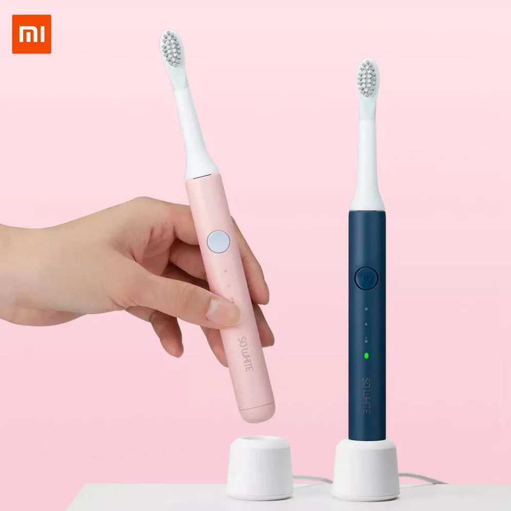 Xiaomi Mijia SO WHITE Sonic электрическая зубная щетка Беспроводная Индукционная зарядка IPX7 Водонепроницаемая зубная щетка дешевая 3