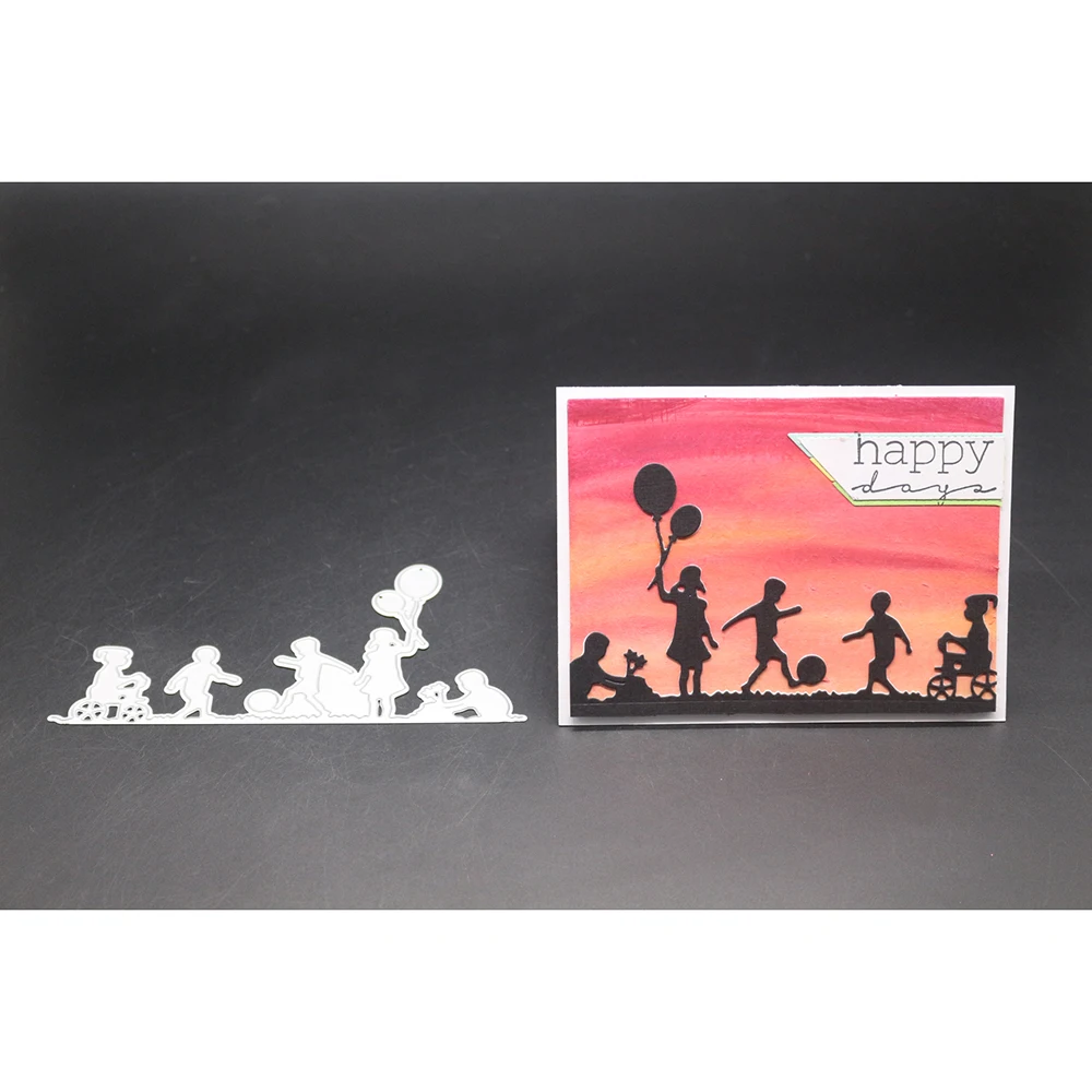 

14.3x7.3CM Have Fun Frame Metal Cutting Dies Stencils For DIY Scrapbooking Embossing Paper Cards Photo Album Making Craft
