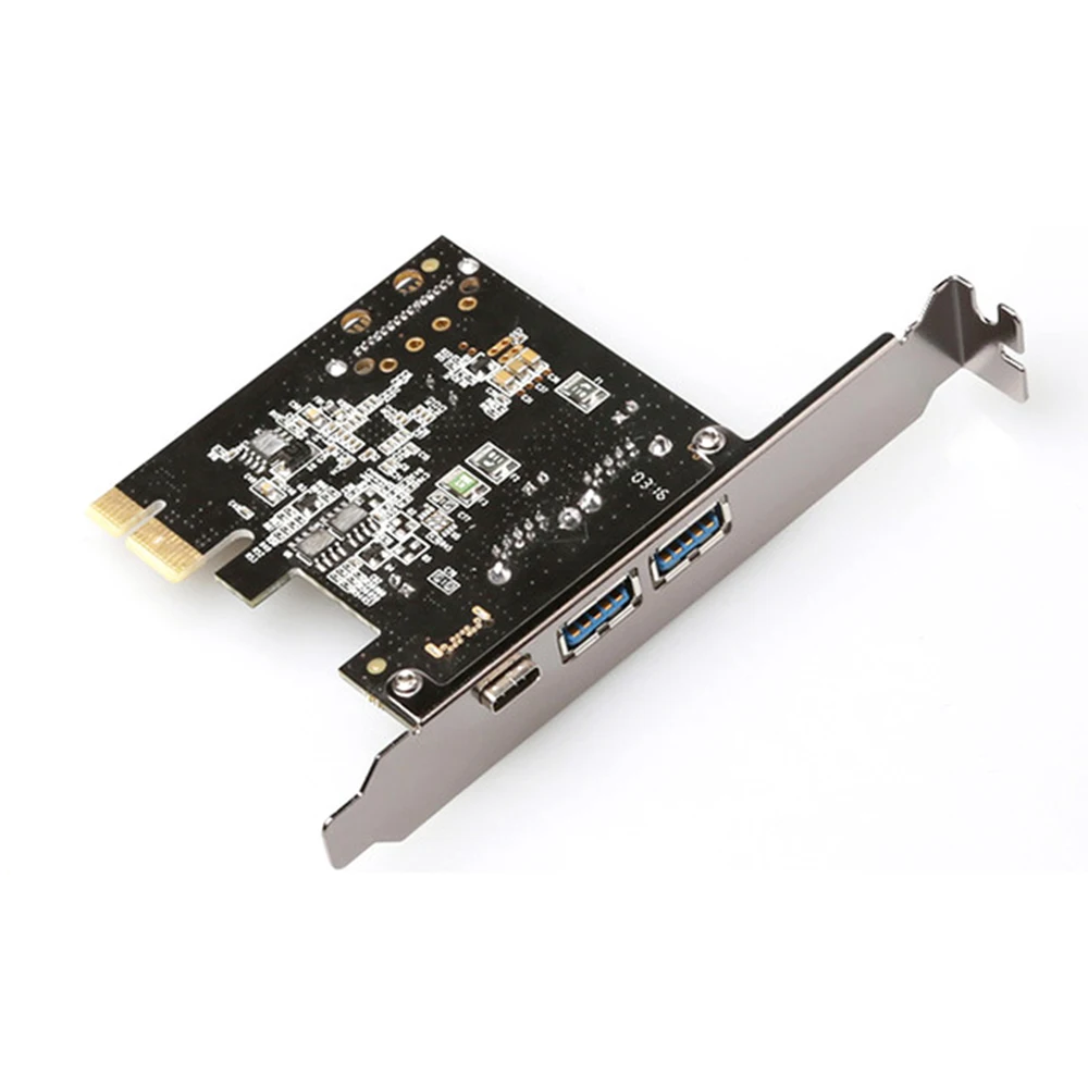 Maikou USB 3,1 type C PCIe Плата расширения PCI-e до 1 type C и 2 type A 3,0 USB адаптер для настольного ПК