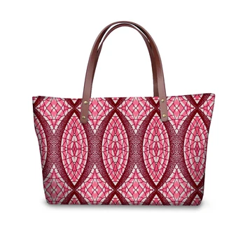 

Noisydesigns Women Handbags 2018 Famous Brands Shoulder Bags Female Ladies Vintage African Large Tote Hand Messenger Bags