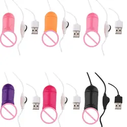 USB кабель Мощный G-Spot фаллоимитатор вибратор Массажер водостойкий вибрационный Секс-игрушки